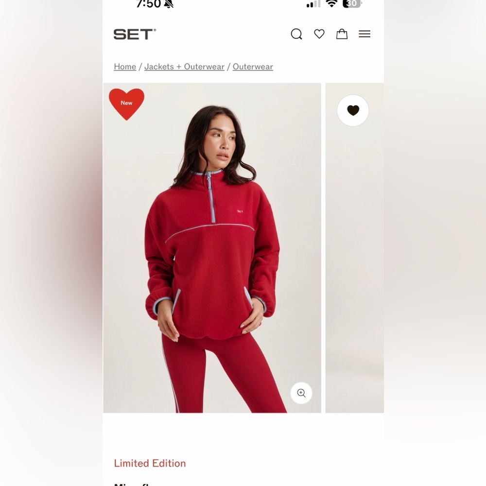 Set fleece